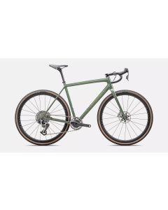 Specialized S-works Crux Gravel Ciclocross SRAM RED XPLR Gloss Cypress Metallic / Viavi Gold To Silver Pearl
