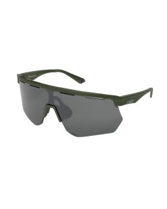 OCCHIALI SPORTIVI ZERO RH SUNGLASSES KLYMA  Verde Militare Metallizzato Opaco Lenti Grigie Intercambiabili