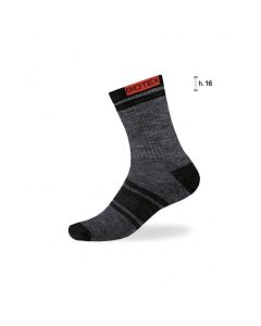 Calza Termica Traspirante Merino Wool Socks Biotex WARM SUPER OFFERTA Nero Grigio