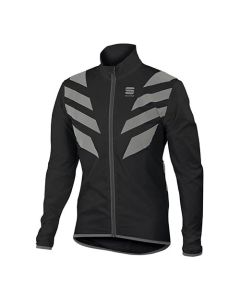Reflex Jacket Nero Sportful Giubbino Antivento e Antipioggia