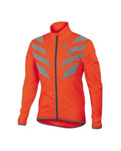 Giubbino Antivento e Antipioggia Sportful Reflex Jacket Arancio
