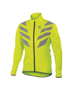 Giubbino Antivento e Antipioggia Sportful Reflex Jacket Giallo Fluo