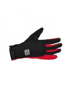 Guanti Sportful Windstopper Essential 2 Glove Nero e Rosso