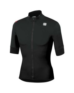 Giacchetto Antivento Maniche Corte Sportful Fiandre Light  No Rain Nero