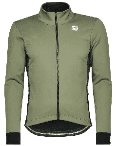 Giacchetto Tecnico Invernale Sportful Neo Softshell Verde e Nero