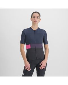 Maglia Ciclismo Donna Sportful Maniche Corte SNAP Blu Jersey Super Offerta