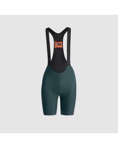 SPORTFUL Pantaloni Corti COLORFUL PULSE W SHORTY BIBSHORT CON BRETELLE Donna Verde Bottiglia