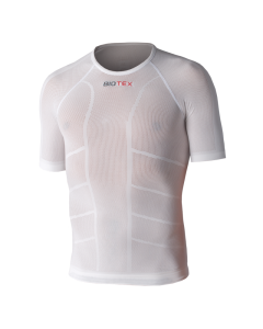 Biotex Maglia Intima T-Shirt Rete Sun Manica Corta Rete Classica Bianca