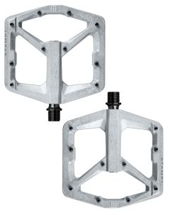 Pedali CRANK BROTHERS STAMP 2  RAW SILVER SUPER OFFERTA