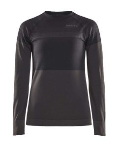 Craft Maglia Donna Intima Maniche Lunghe Warm Intensity Black Titan