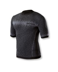 Biotex Maglia Ciclismo Running Intima Manica Corta Bioflex Warm 3 D Grigio