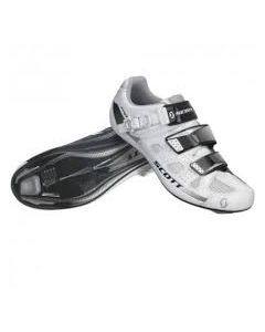 Scarpe bici da corsa SCOTT Road PRO Bianco e Nero  Lucido