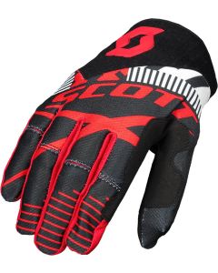 Scott Glove 450 Patchwork Red Black