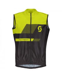 Gilè Antivento Scott Vest RC Team Nero Giallo