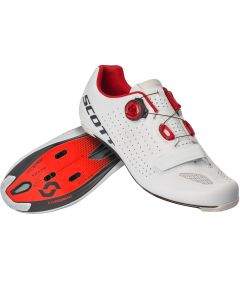 Scarpe bici da corsa SCOTT Road Vertec Boa BIANCO ROSSO