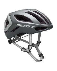 Casco Scott Centric Plus Dark Silver Reflective Grey Opaco