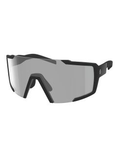 Occhiali Ciclismo Scott Shield LS Montatura Nero Opaco Lenti Grey Light Sensitive Fotocromatici
