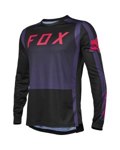 Fox Maglia Maniche Lunghe Uomo Defend Jersey MTB Enduro Free Nero Nero Viola Sangria