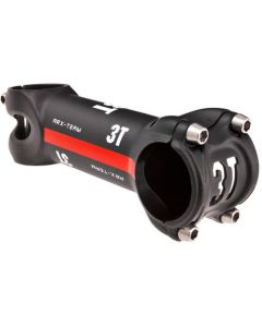 Attacco Manubrio 3T ARX TEAM -17° Nero Rosso  Per Bici Da Strada Corsa  MTB TRAIL Enduro