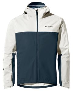 Giacca Uomo VAUDE Me Moab Rain Jacket Blu e Ghiaccio MANICHE LUNGHE Termica e Antivento e  Antipioggia Ciclismo