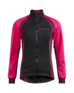 Giacca VAUDE Posta Softshell A MANICHE LUNGHE Termica e Antivento Donna Ciclismo Nero