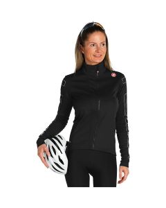 Giubbino Donna Gore WindStopper Castelli Transition Nero Black