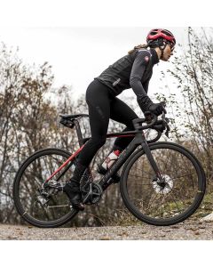 Salopette Lunga Ciclismo Invernale Termica Castelli TUTTO NANO BIBTIGHT  Donna