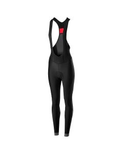 Salopette Lunga Invernale Donna Velocissima  Bibtight Castelli Nero