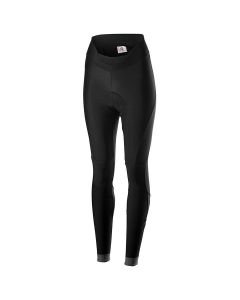 Pantaloni Calzamaglia Lunga Invernale Donna  Senza Bretelle Velocissima  Tight Castelli Nero