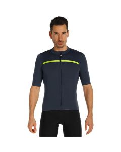 Maglia con Zip Castelli Maniche Corte  Unlimited Dark Steel Jersey Grigio ULTIMA TAGLIA M