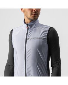 Antivento Gilet Castelli Squadra Stretch Bianco