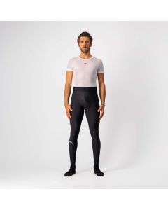 Castelli Pantaloni Ciclismo Felpati Senza Bretelle ENTRATA Tight Invernali Uomo Nero SUPER OFFERTA