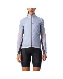 Antivento Donna Castelli Maniche Lunghe Squadra Stretcht Jacket Grigio