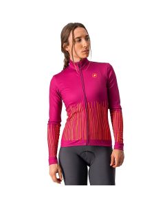 Maglia Maniche Lunghe Castelli SORPRESA Fuxia Arancio