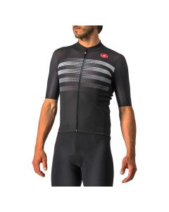 Maglia con Zip Castelli Maniche Corte Endurance Pro 6 Jersey Nero