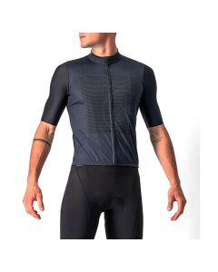 Maglia con Zip Castelli Maniche  Bagarre Jersey Grigio Scuro