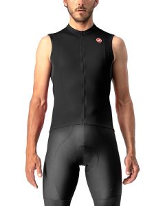 Maglia con Zip Castelli Senza Maniche Entrata 6 Sleeveless Nero