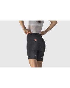 Pantaloncino Senza Bretelle Ciclismo Donna Velocissima 3 Castelli Nero