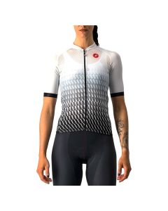 Maglia Castelli Climbers 2.0 Bianca e Grigia Manica Corta Donna