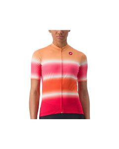 Maglia Ciclismo Donna Castelli Dolce Jersey Arancio Sfumata