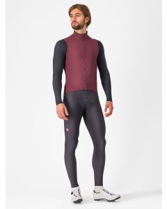 Gilet con Zip Castelli ESPRESSO VEST Deep Bordeaux