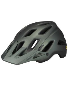 Casco Specialized Ambush Comp Verde Militare Metallizzato MTB Enduro Freeride SENSORE ANGI MIPS