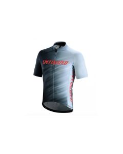 Maglia Ciclismo Specialized Rbx Comp Logo Faze Jersey Maniche Corte GRIGIO NERO
