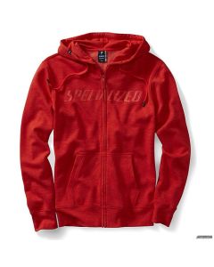 Felpa con cappuccio Specialized Podium Hoodie Rosso Super Offerta