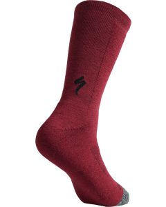 Calze Specialized Merino Deep Winter Tall Bordeaux