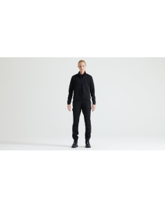 Maglia Felpa Zip lunga Maniche Lunghe Specialized Track Nera DONNA