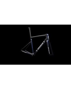 Specialized Telaio S-Works Tarmac SL8 2026  Satin Carbon / Cyan to Blue Viavi Pearl Front Edge Fade / Metallic White Silver