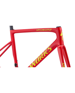 Telaio S-Works Specialized Tarmac SL6 Disc Rosso Lucio e Giallo New