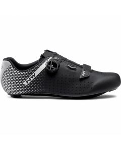 Scarpe Bici da Strada Northwave Core Plus 2 Wide  Road Nero Argento