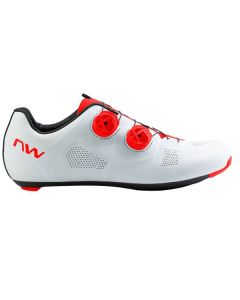 Northwave Revolution Scarpe Ciclismo  Bici da Strada  Bianco e Rosso